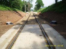 Construction of the Tłumaczów-Ścinawka railway siding - 5/5